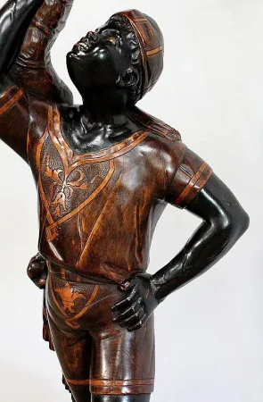 Sellette Ornementale en Bois - XIXe