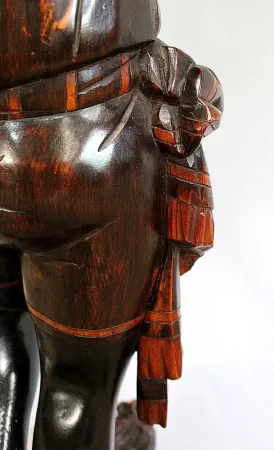 Sellette Ornementale en Bois - XIXe