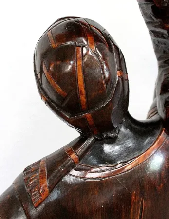 Sellette Ornementale en Bois - XIXe