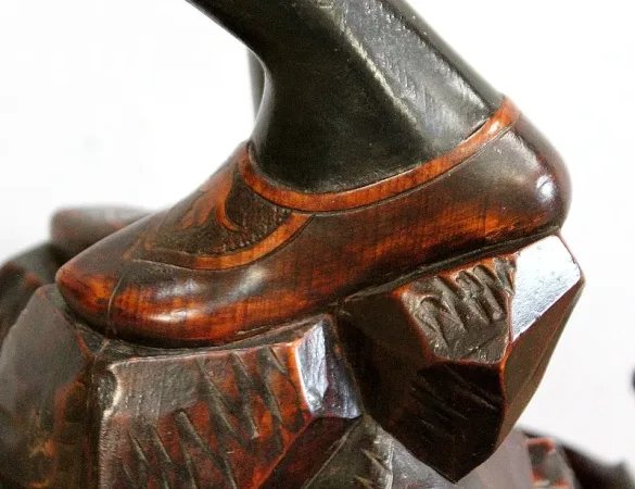 Sellette Ornementale en Bois - XIXe