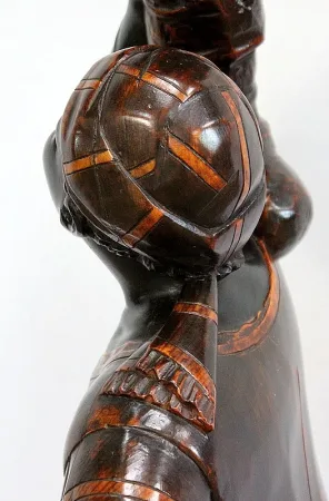 Sellette Ornementale en Bois - XIXe
