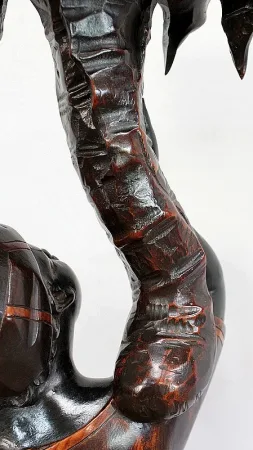 Sellette Ornementale en Bois - XIXe