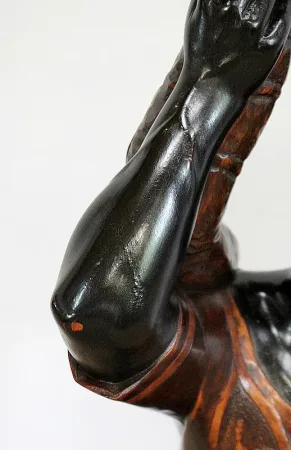 Sellette Ornementale en Bois - XIXe