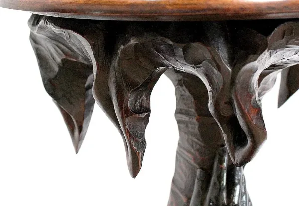 Sellette Ornementale en Bois - XIXe