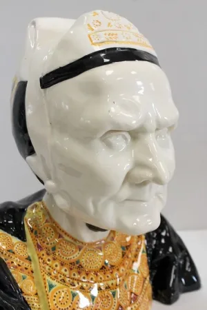Buste en Faïence d’une Bigoudène, par H. Porson – 1920 / 1930