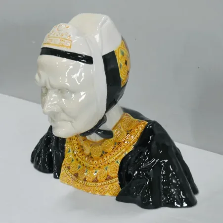 Buste en Faïence d’une Bigoudène, par H. Porson – 1920 / 1930