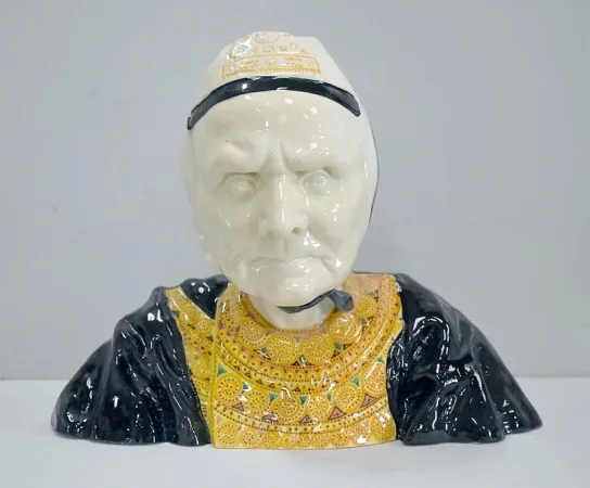 Buste en Faïence d’une Bigoudène, par H. Porson – 1920 / 1930