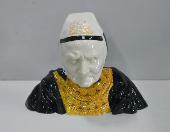 Buste en Faïence d’une Bigoudène, par H. Porson – 1920 / 1930