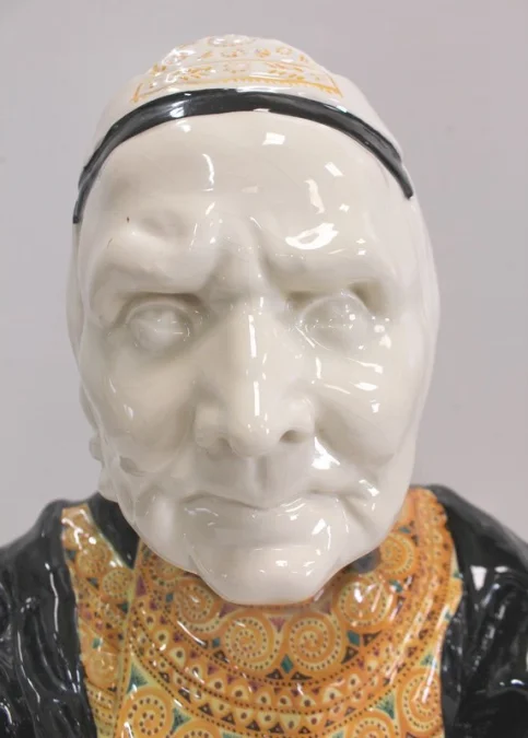 Buste en Faïence d’une Bigoudène, par H. Porson – 1920 / 1930