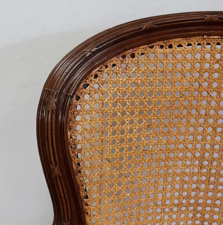 Fauteuil en Acajou massif, style Louis XVI - 1900