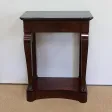 Petite Console en placage de Ronce d’Acajou de Cuba, époque Restauration – Début XIXe