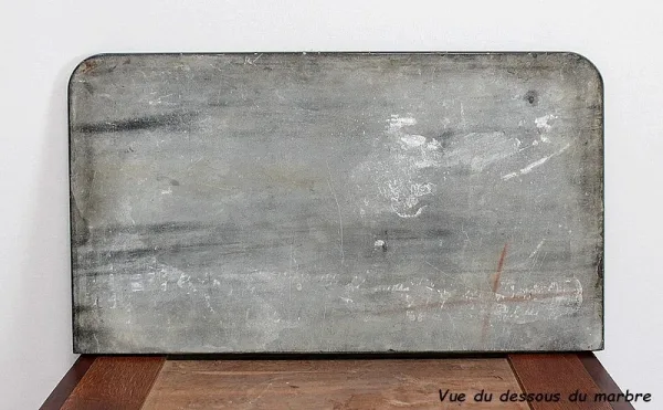 Petite Console en placage de Ronce d’Acajou de Cuba, époque Restauration – Début XIXe