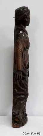 Statue en Chêne d’une Sainte - XIXe