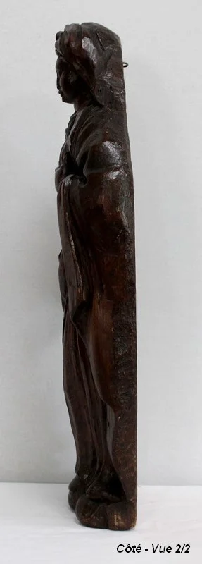 Statue en Chêne d’une Sainte - XIXe