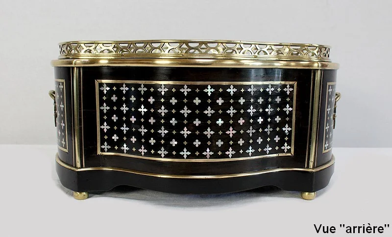 Jardinière de table en Bois noirci, époque Napoléon III - XIXe