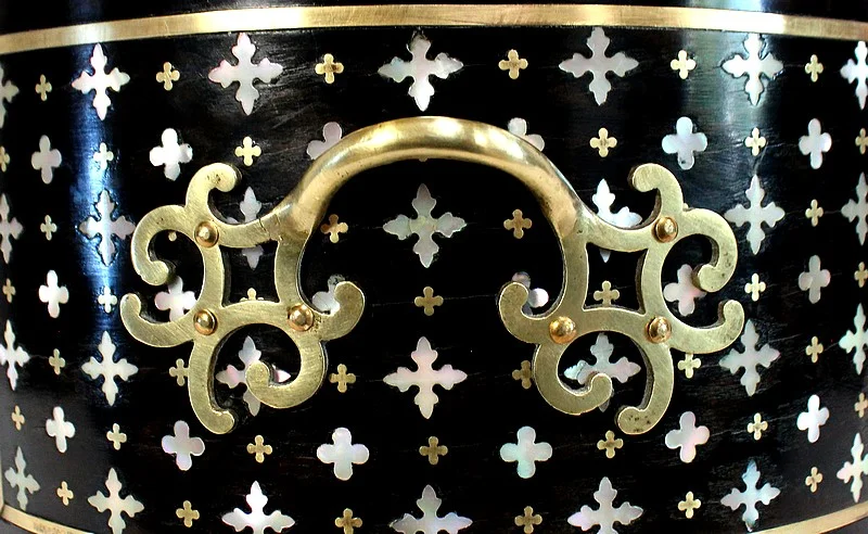 Jardinière de table en Bois noirci, époque Napoléon III - XIXe
