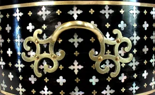 Jardinière de table en Bois noirci, époque Napoléon III - XIXe
