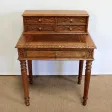 Rare petit Bureau d’enfant à gradin en Chêne massif – Fin XIXe