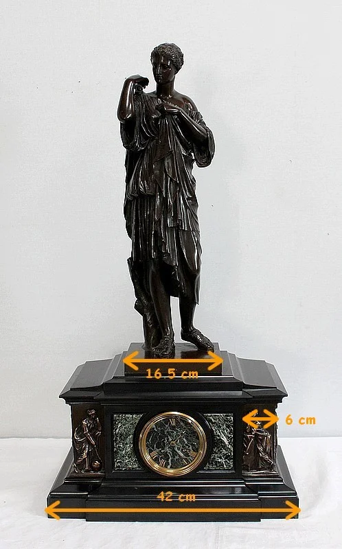 Pendule de Propriété à l'Antique - Fin XIXe