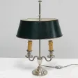 Lampe Bouillotte en Métal argenté, style Empire - Début XXe