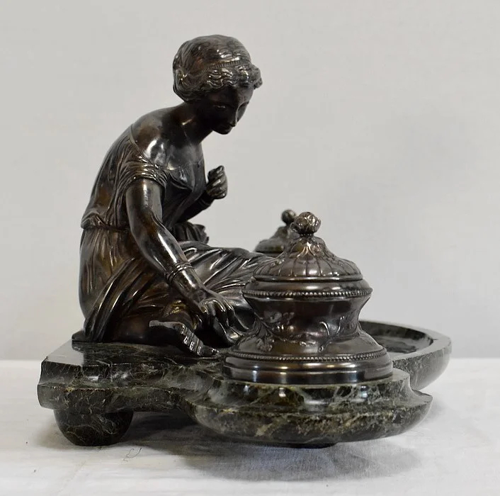 BRONZE INKSTAND