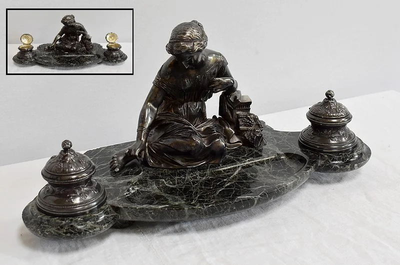 BRONZE TINTENSTAND