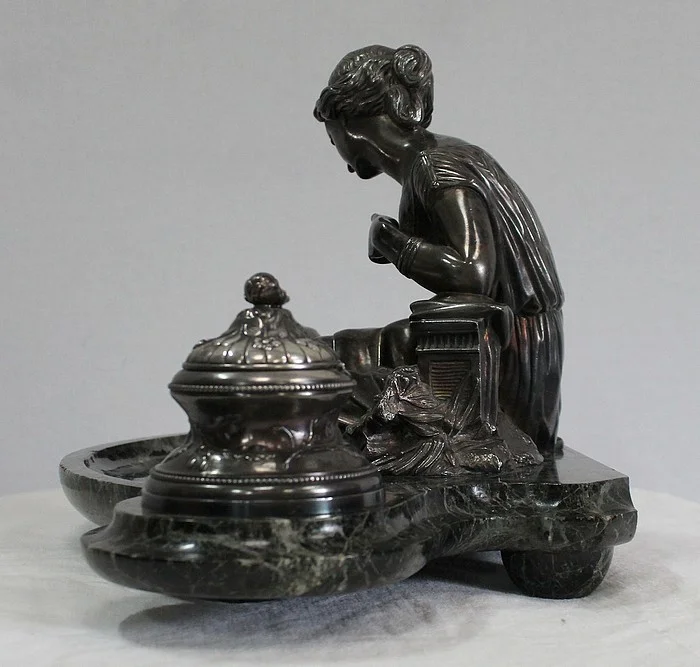 BRONZE INKSTAND