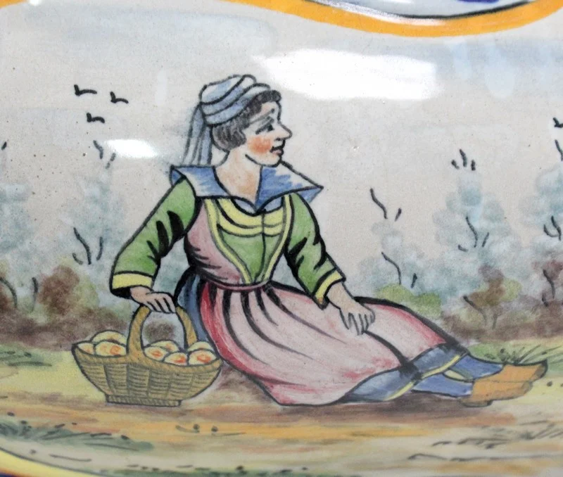 QUIMPER FAIENCE JARDINIERE