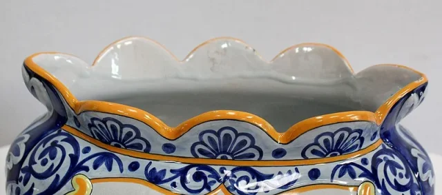 Jardinière en Faïence à décor - Début XXe