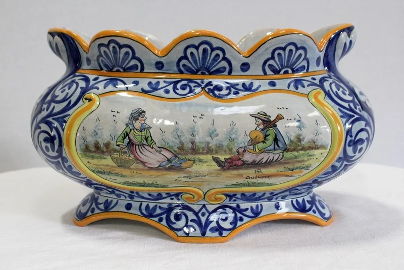 QUIMPER FAIENCE JARDINIERE