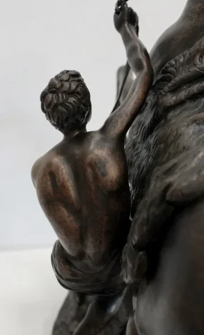 Bronze « Cheval de Marly », d’après G. Coustou – XIXe