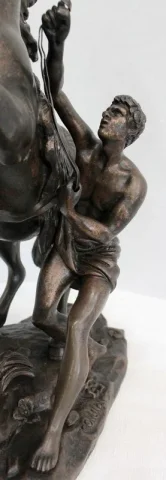 Bronze « Cheval de Marly », d’après G. Coustou – XIXe