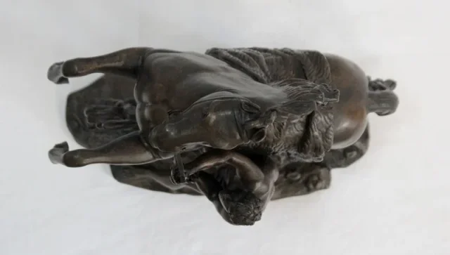 Bronze « Cheval de Marly », d’après G. Coustou – XIXe