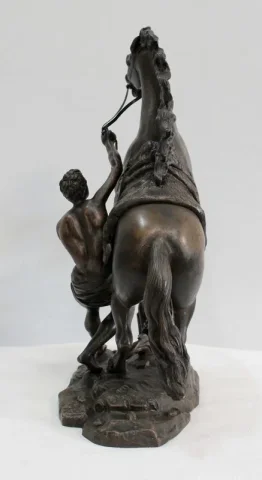 Bronze « Cheval de Marly », d’après G. Coustou – XIXe
