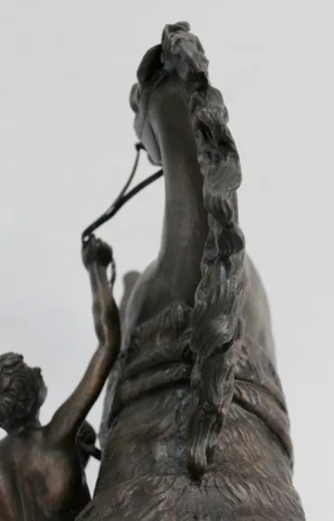 Bronze « Cheval de Marly », d’après G. Coustou – XIXe