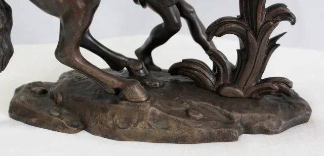 Bronze « Cheval de Marly », d’après G. Coustou – XIXe