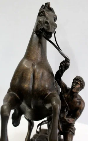 Bronze « Cheval de Marly », d’après G. Coustou – XIXe