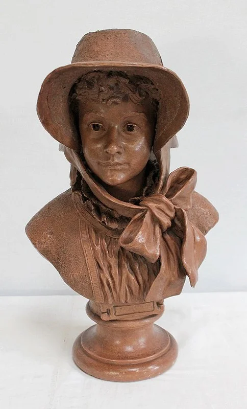 BUSTO DI TERRACOTTA FIRMATO A. BLANC