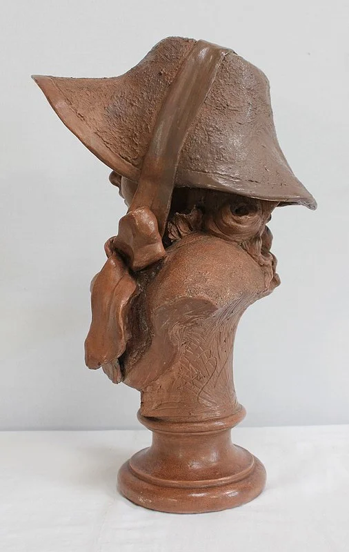 BUSTO DI TERRACOTTA FIRMATO A. BLANC