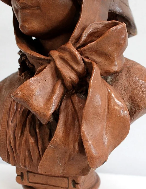BUSTO DI TERRACOTTA FIRMATO A. BLANC