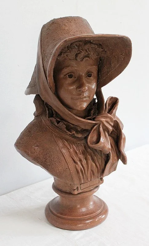 BUSTO DI TERRACOTTA FIRMATO A. BLANC