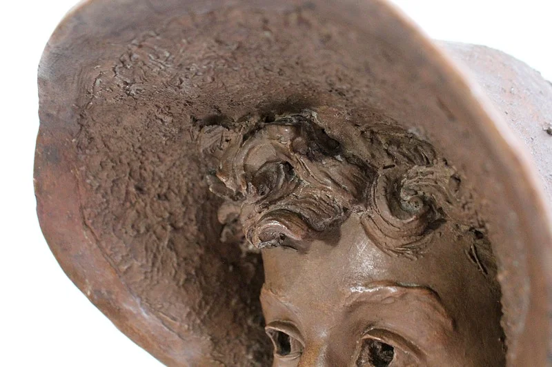 BUSTO DI TERRACOTTA FIRMATO A. BLANC