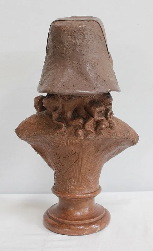 BUSTO DI TERRACOTTA FIRMATO A. BLANC