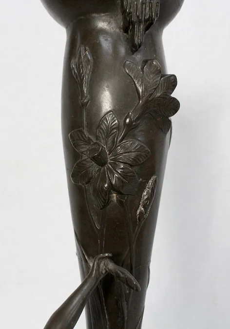 JUGENDSTIL-PERIODE VASE SIGNIERT P. JEAN