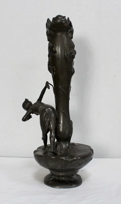 JUGENDSTIL-PERIODE VASE SIGNIERT P. JEAN
