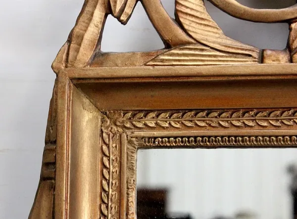 Miroir en Bois Doré, style Louis XVI – Début XIXe