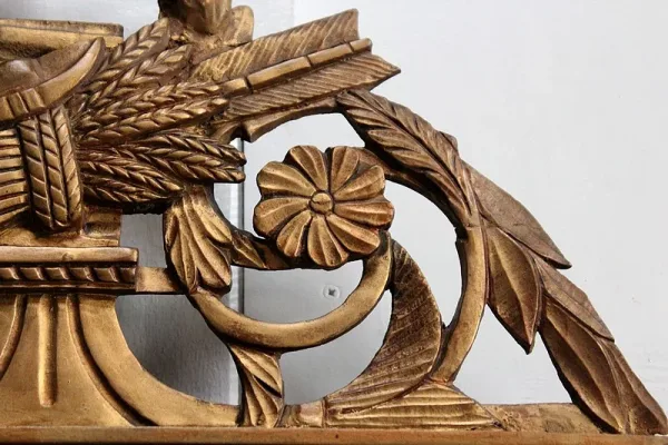 Miroir en Bois Doré, style Louis XVI – Début XIXe