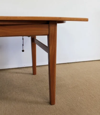 Table à système scandinave en Teck, modèle « Sesam » de Tingströms, par F. Ohlsson - 1960