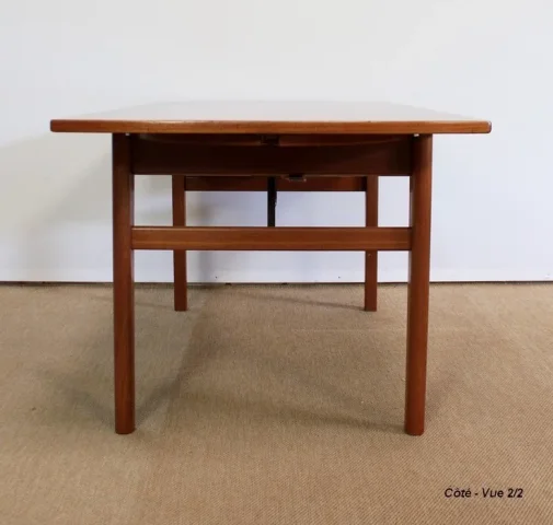 Table à système scandinave en Teck, modèle « Sesam » de Tingströms, par F. Ohlsson - 1960