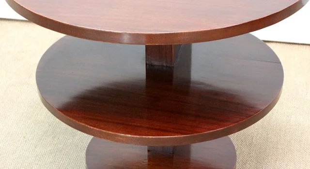 Table Basse en Acajou massif, époque Art Déco - 1930